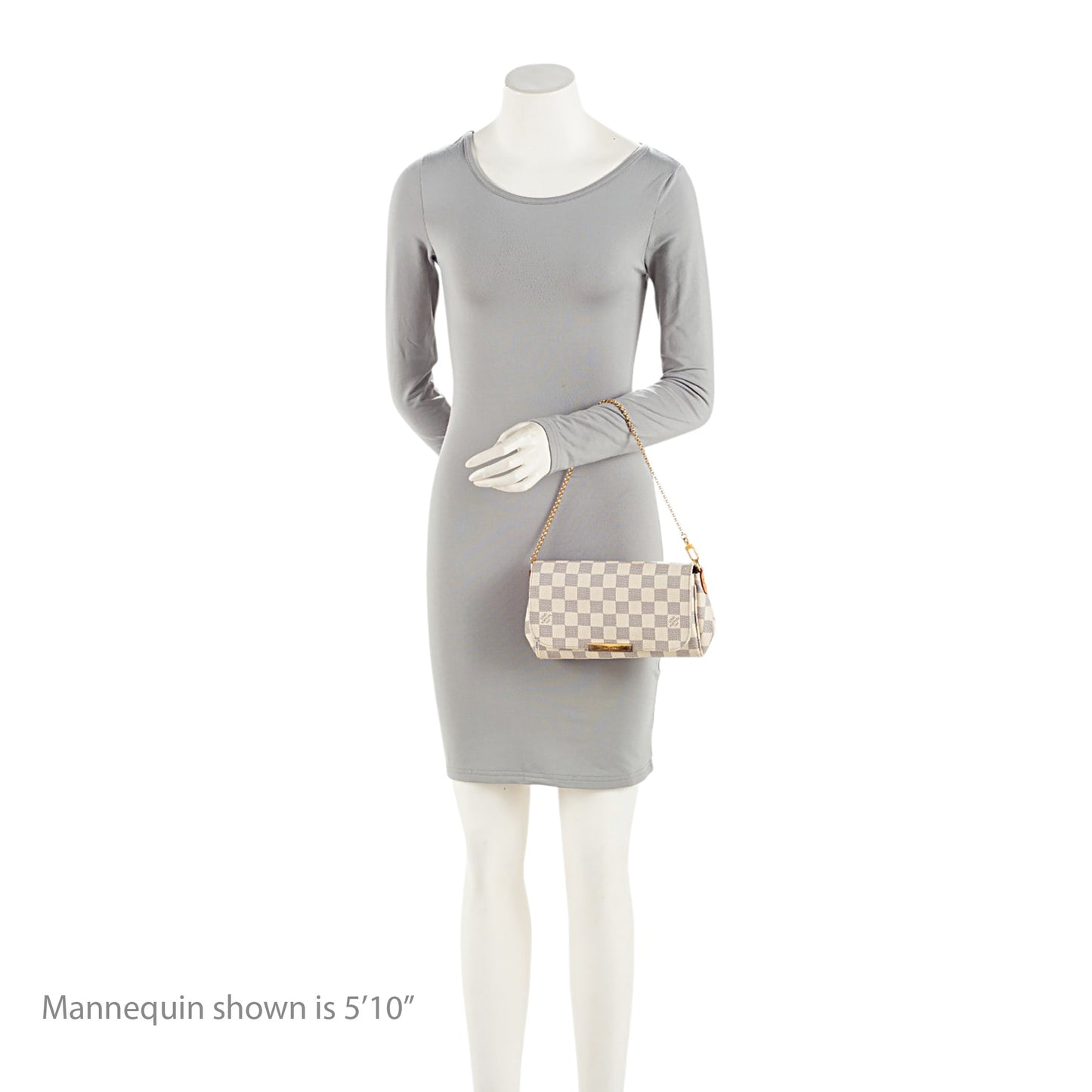 Louis Vuitton Damier Azur Favorite PM Shoulder Bag (SHF-X2z2Cs)