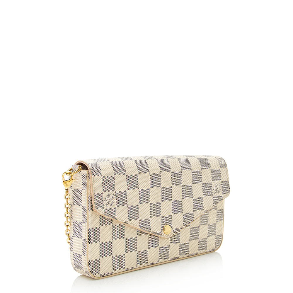 Louis Vuitton Damier Azur Felicie Pochette (SHF-21726)