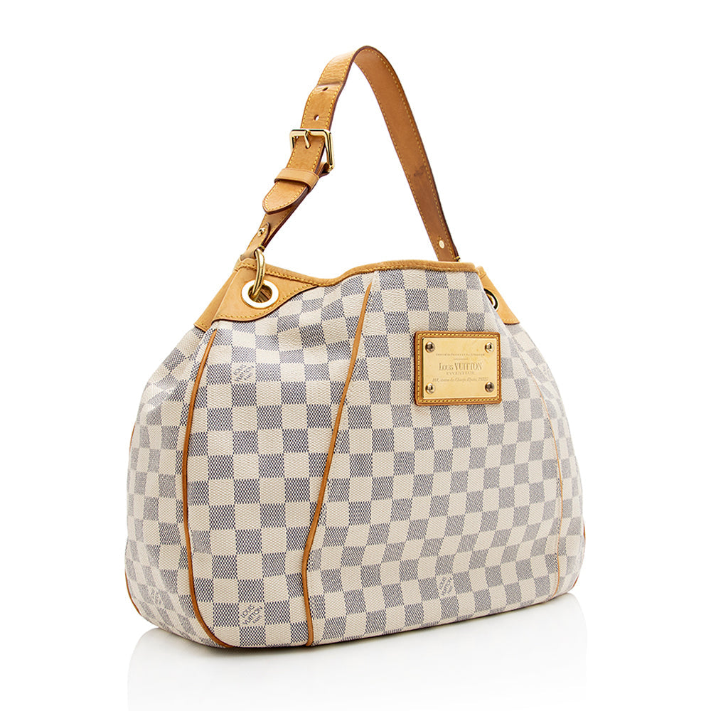 Louis Vuitton Damier Azur Galliera PM Shoulder Bag (SHF-21383)