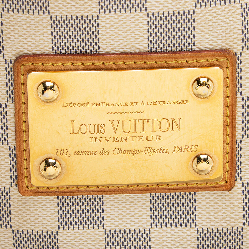 Louis Vuitton Damier Azur Galliera PM Shoulder Bag (SHF-21911)