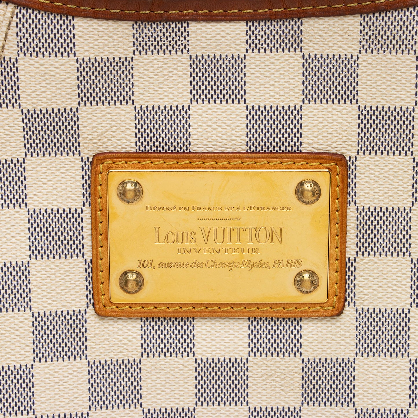 Louis Vuitton Damier Azur Galliera PM Shoulder Bag (SHF-cceuZb)