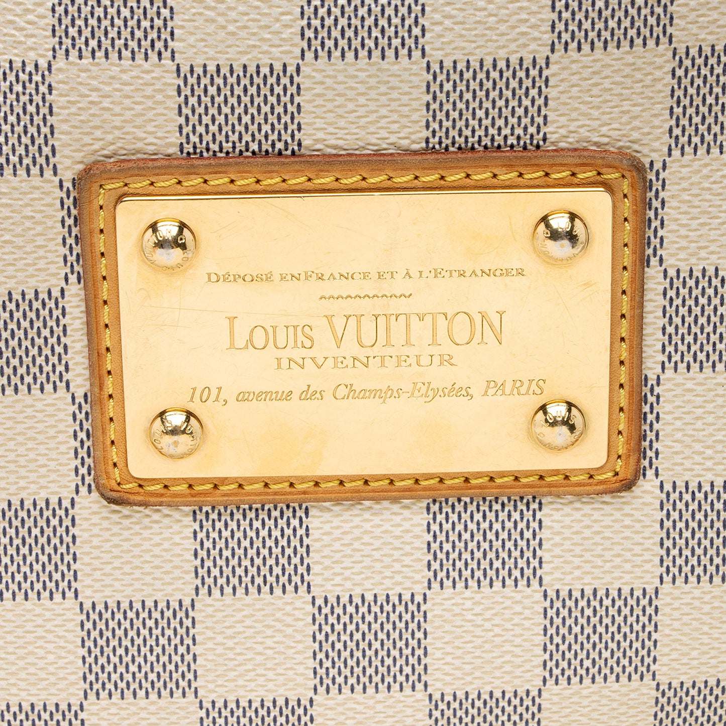 Louis Vuitton Damier Azur Galliera PM Shoulder Bag (SHF-02O8aJ)