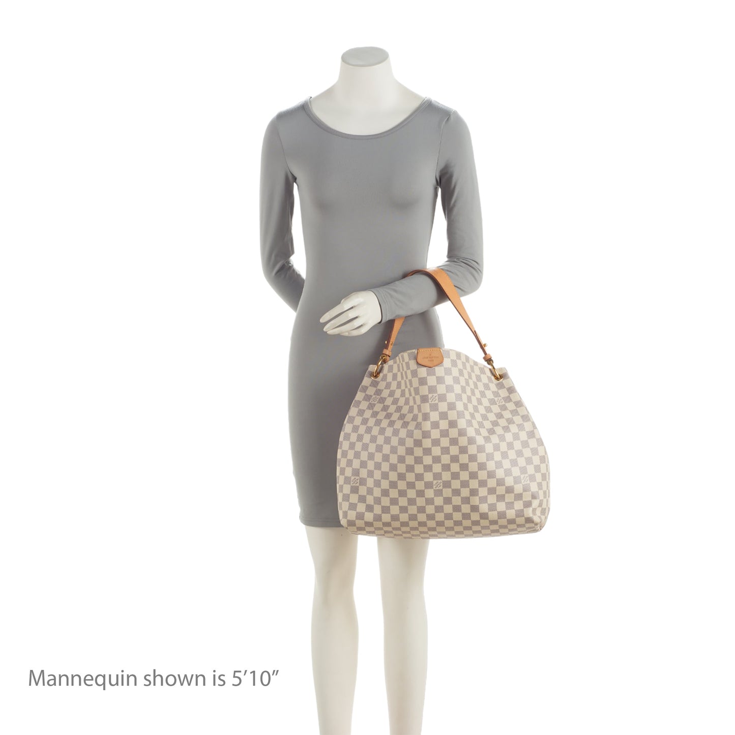 Louis Vuitton Damier Azur Graceful MM Hobo (SHF-O5b29I)