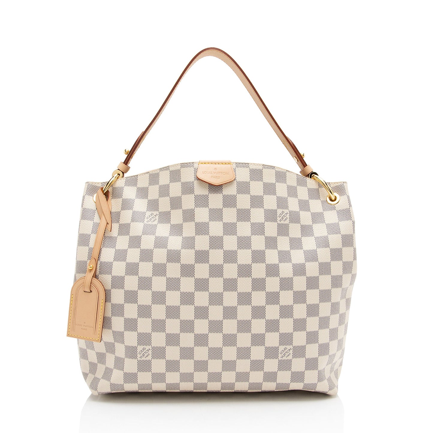 Louis Vuitton Damier Azur Graceful PM Hobo (SHF-PJQ6rs)