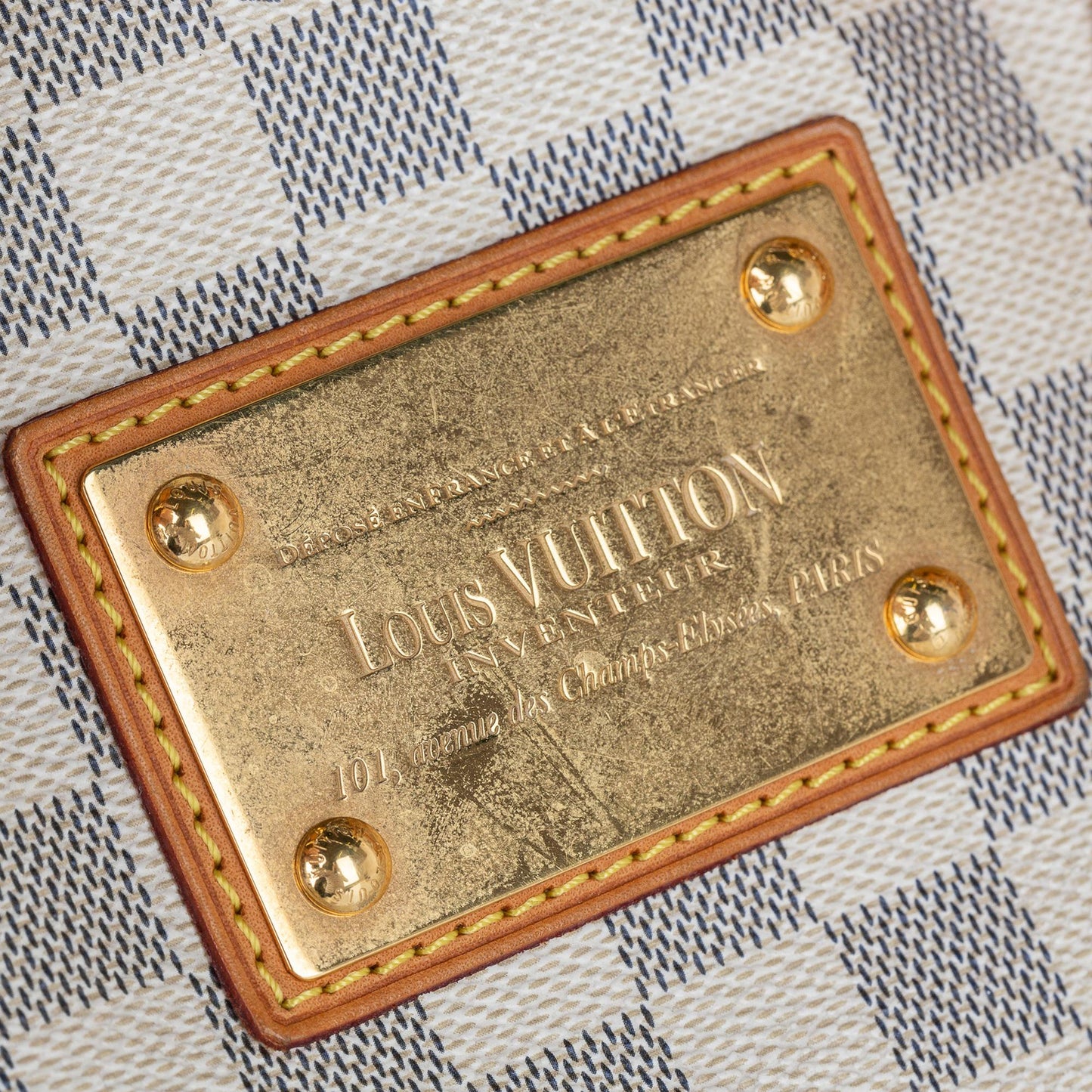 Louis Vuitton Damier Azur Hampstead MM (SHG-30098)