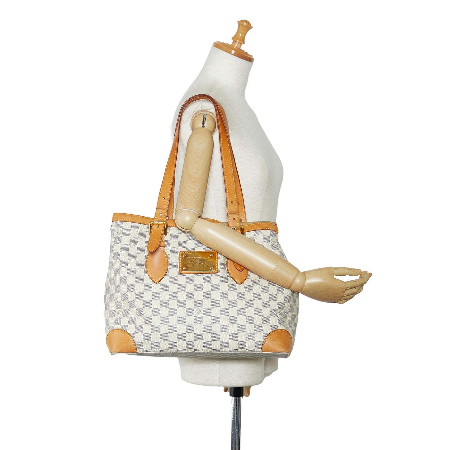 Louis Vuitton Damier Azur Hampstead MM (SHG-uzHKGf)