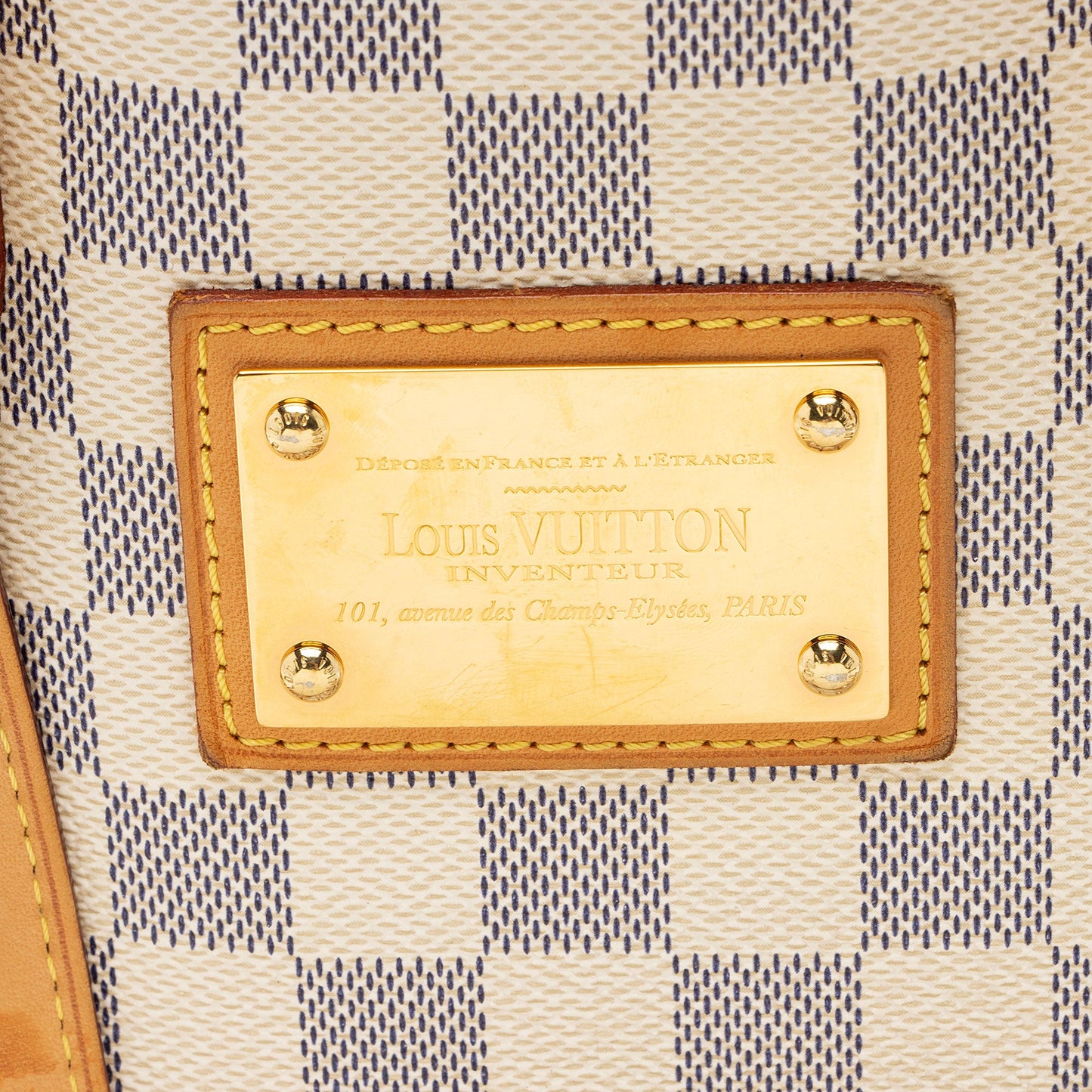 Louis Vuitton Damier Azur Hampstead PM Tote (SHF-KiMpmr)