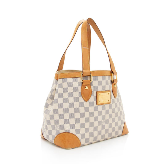 Louis Vuitton Damier Azur Hampstead PM Tote (SHF-KiMpmr)