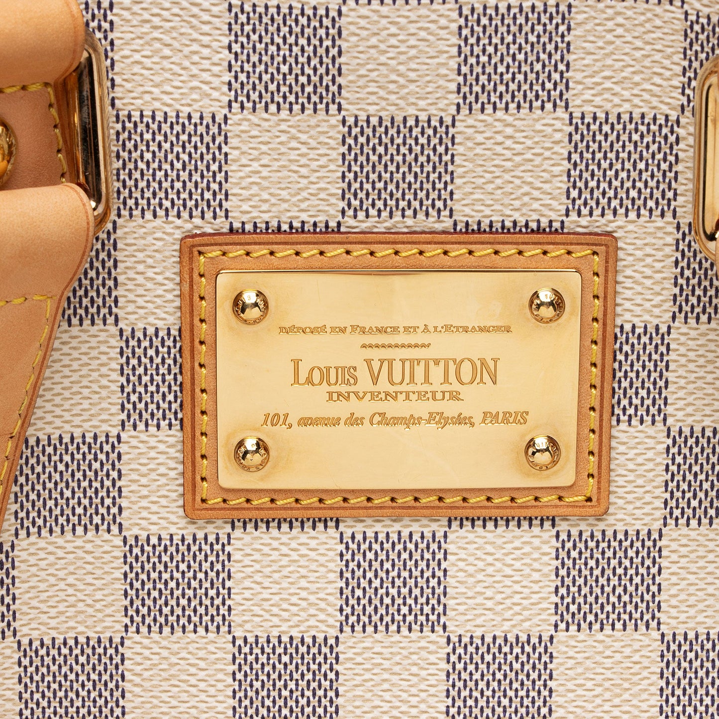 Louis Vuitton Damier Azur Hampstead PM Tote (SHF-zhjGY2)
