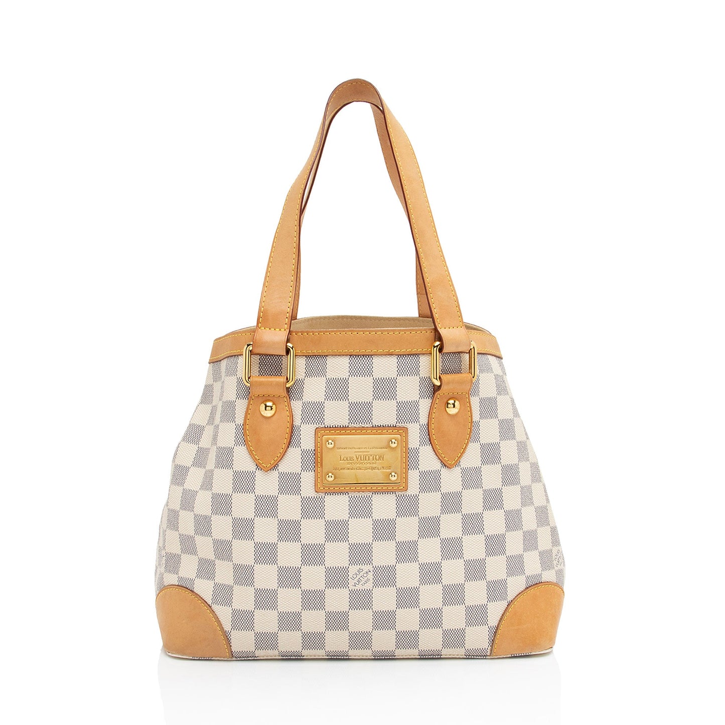 Louis Vuitton Damier Azur Hampstead PM Tote (SHF-04cfi0)