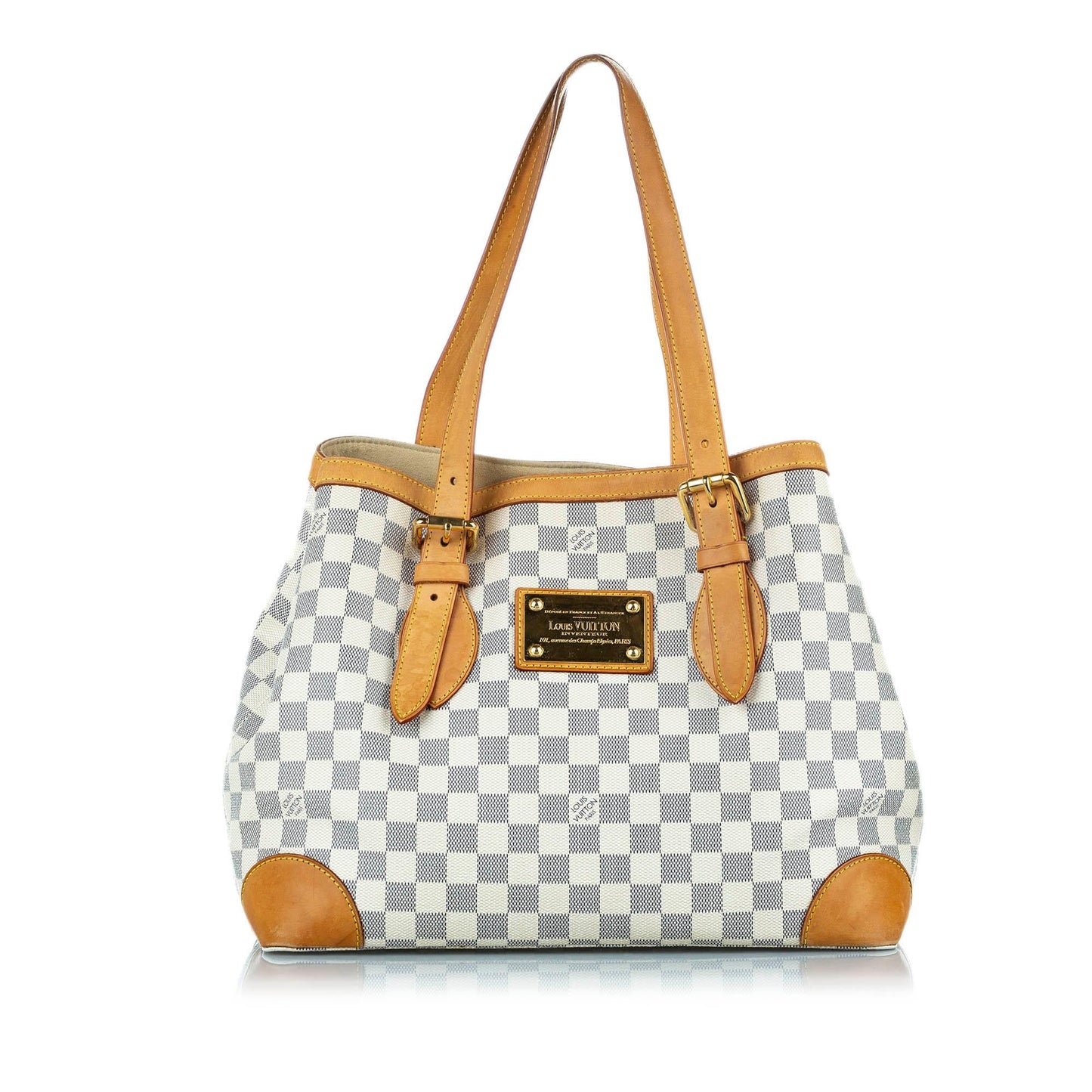 Louis Vuitton Damier Azur Hampstead PM (SHG-19789)