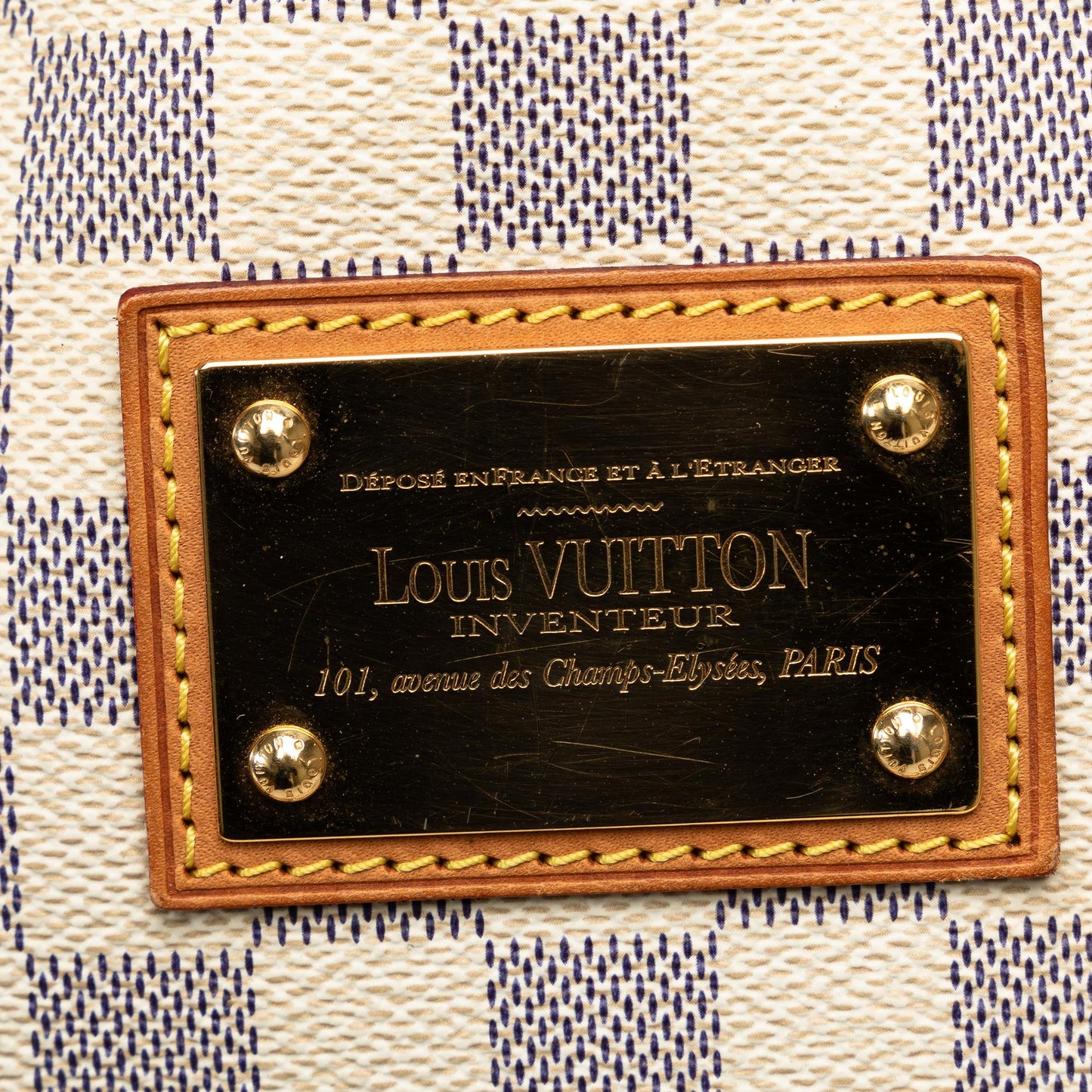 Louis Vuitton Damier Azur Hampstead PM (SHG-Qj5CiD)