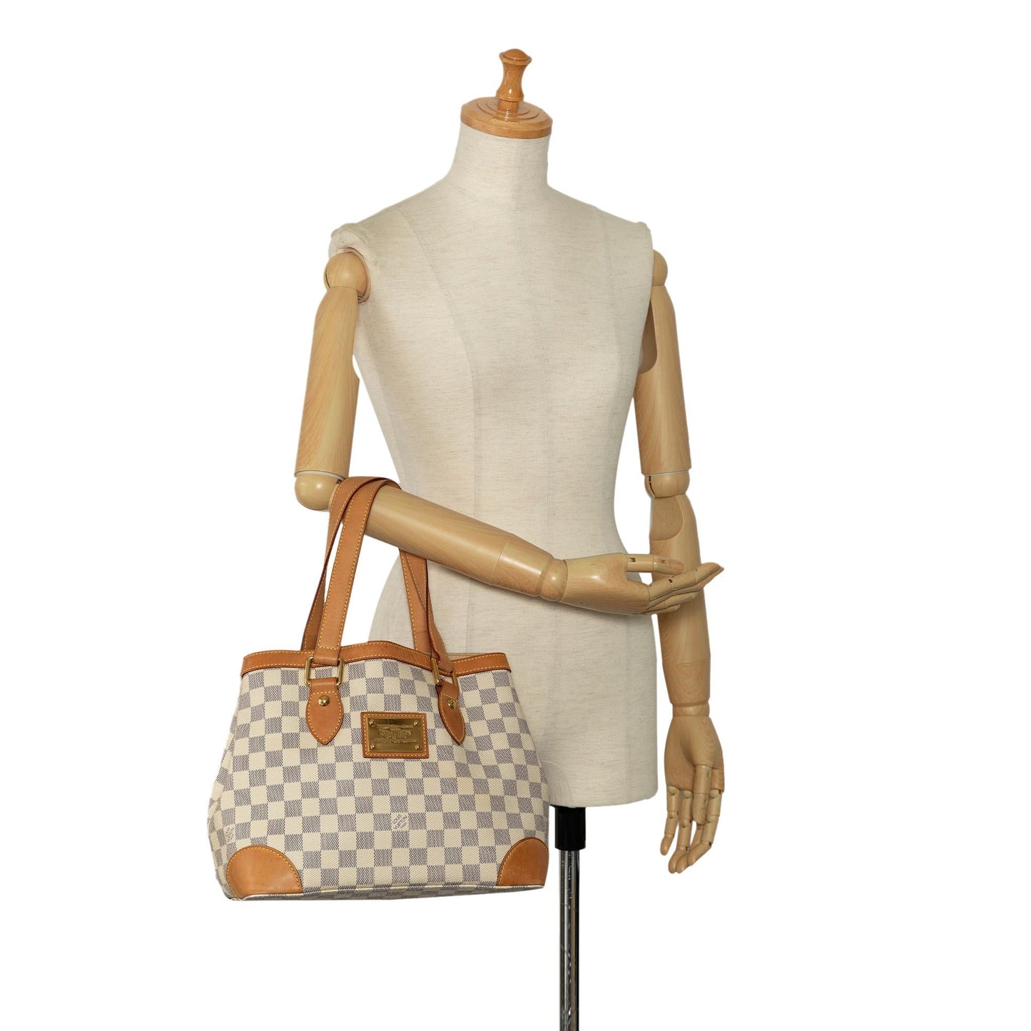 Louis Vuitton Damier Azur Hampstead PM (SHG-Qj5CiD)
