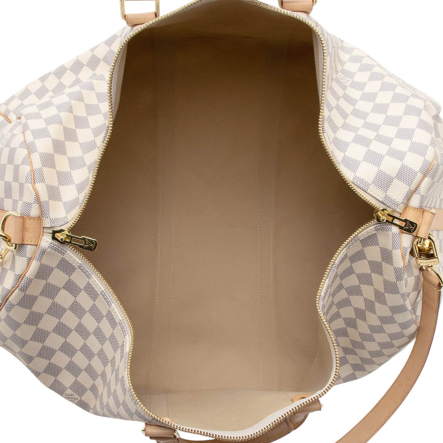 Louis Vuitton Damier Azur Keepall 55 Bandouliere Duffle