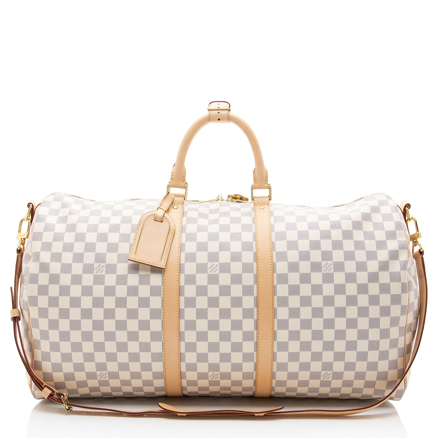 Louis Vuitton Damier Azur Keepall Bandouliere 55 Duffle