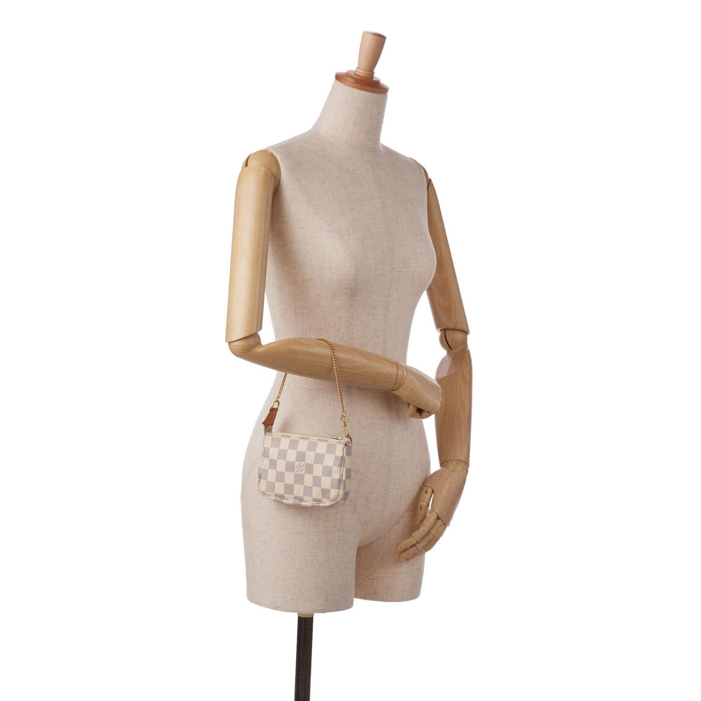Louis Vuitton Damier Azur Mini Pochette Accessoires (SHG-Pdui6G)