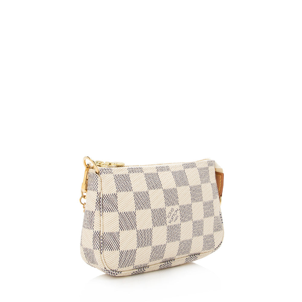 Louis Vuitton Damier Azur Mini Pochette Accessoires (SHF-15798)