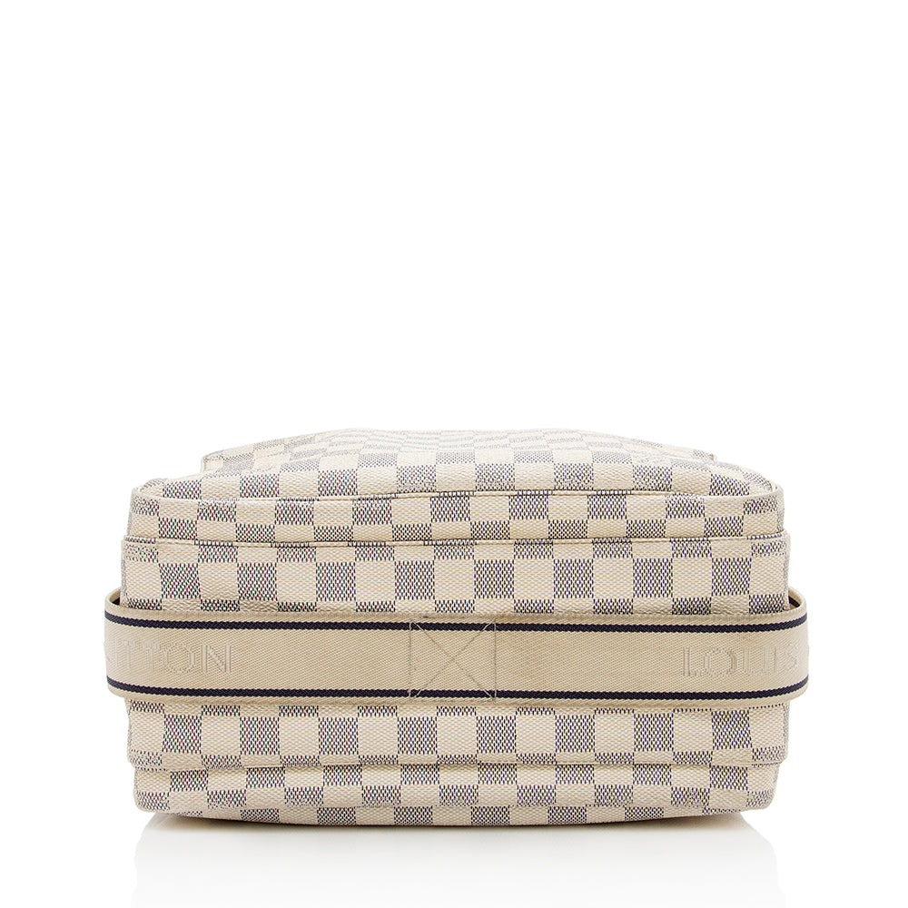 Louis Vuitton Damier Azur Naviglio Messenger Bag -  (SHF-14872)