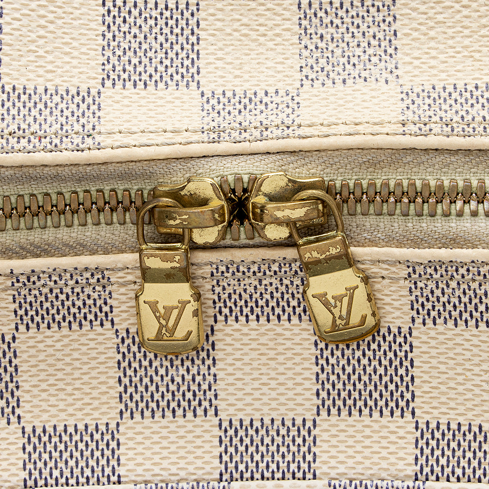 Louis Vuitton Damier Azur Naviglio Messenger Bag -  (SHF-14872)