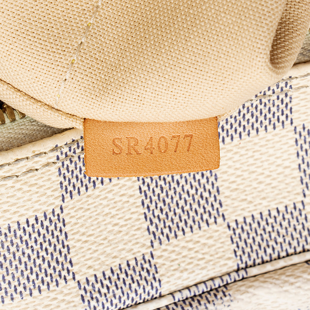 Louis Vuitton Damier Azur Naviglio Messenger Bag -  (SHF-14872)