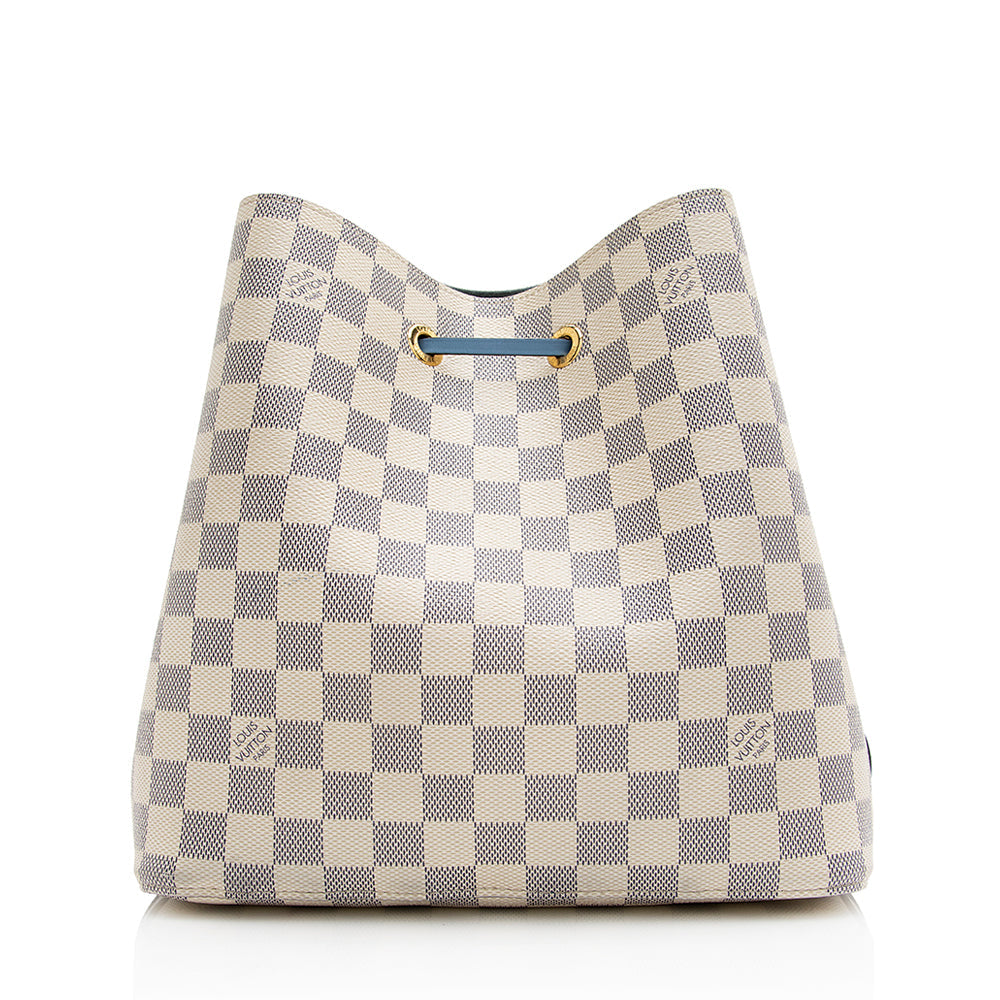 Louis Vuitton Damier Azur Neonoe Shoulder Bag (SHF-21425)