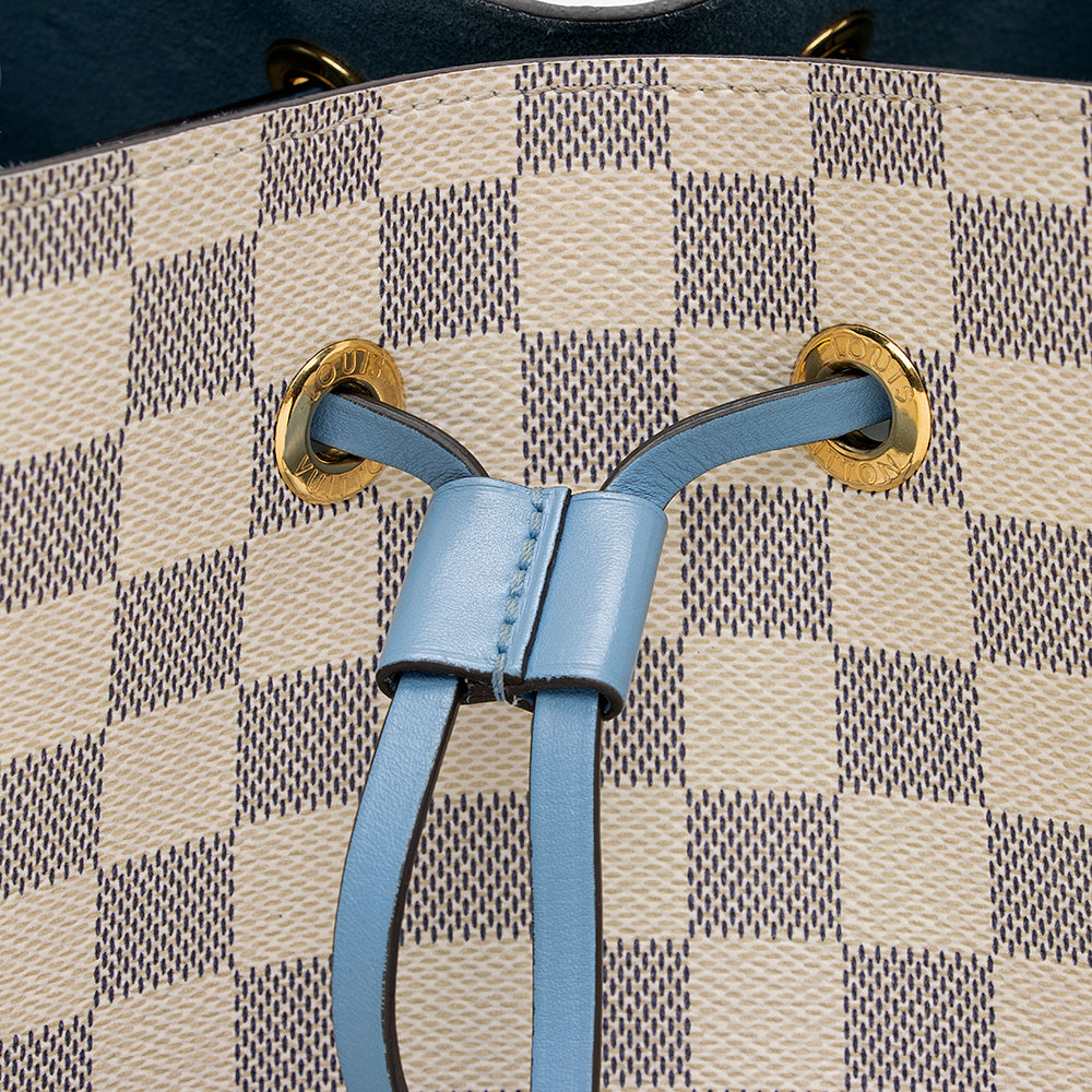 Louis Vuitton Damier Azur Neonoe Shoulder Bag (SHF-21425)