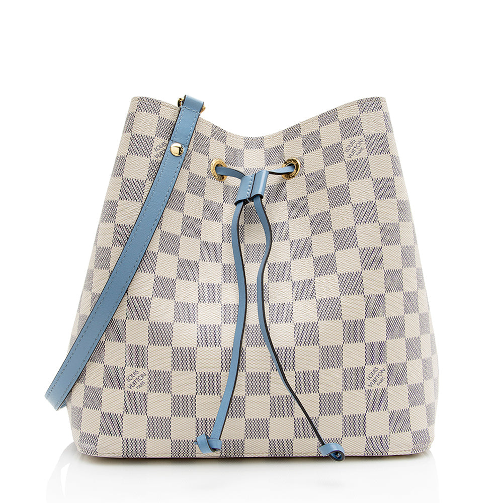 Louis Vuitton Damier Azur Neonoe Shoulder Bag (SHF-21425)