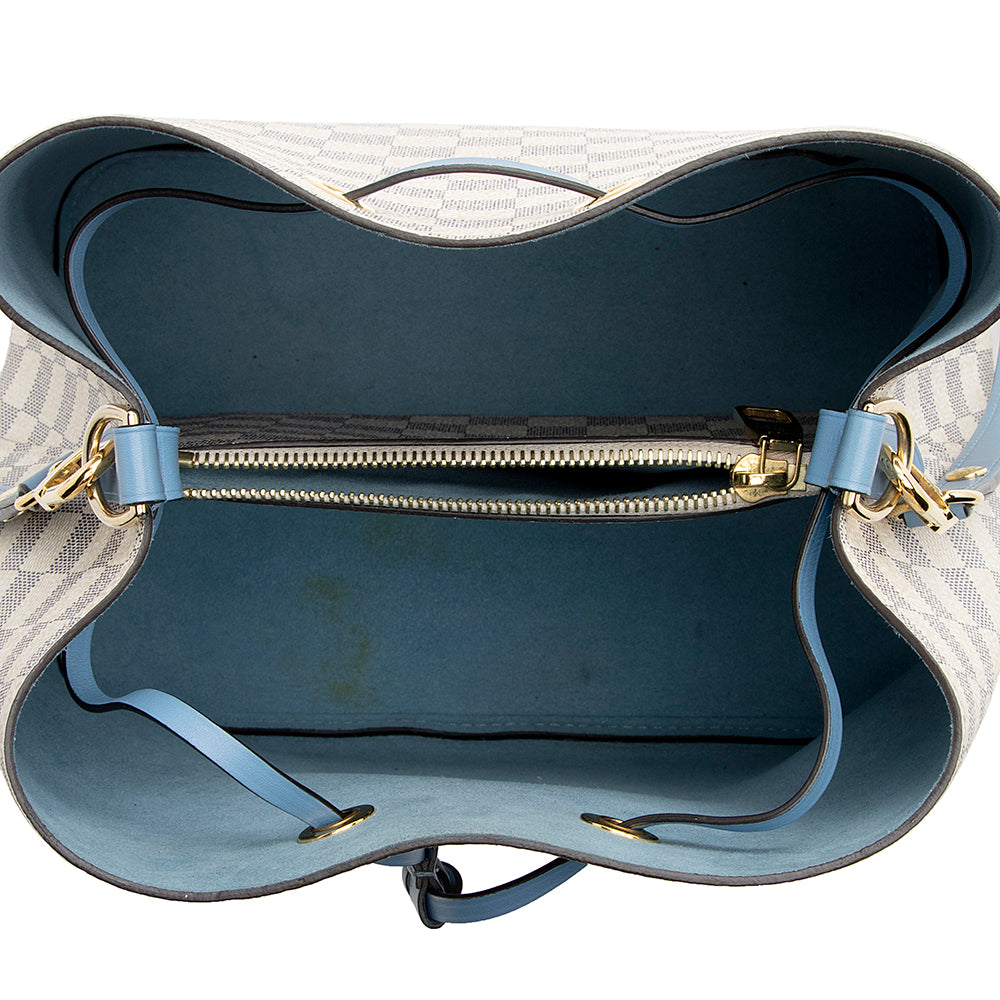 Louis Vuitton Damier Azur Neonoe Shoulder Bag (SHF-21425)