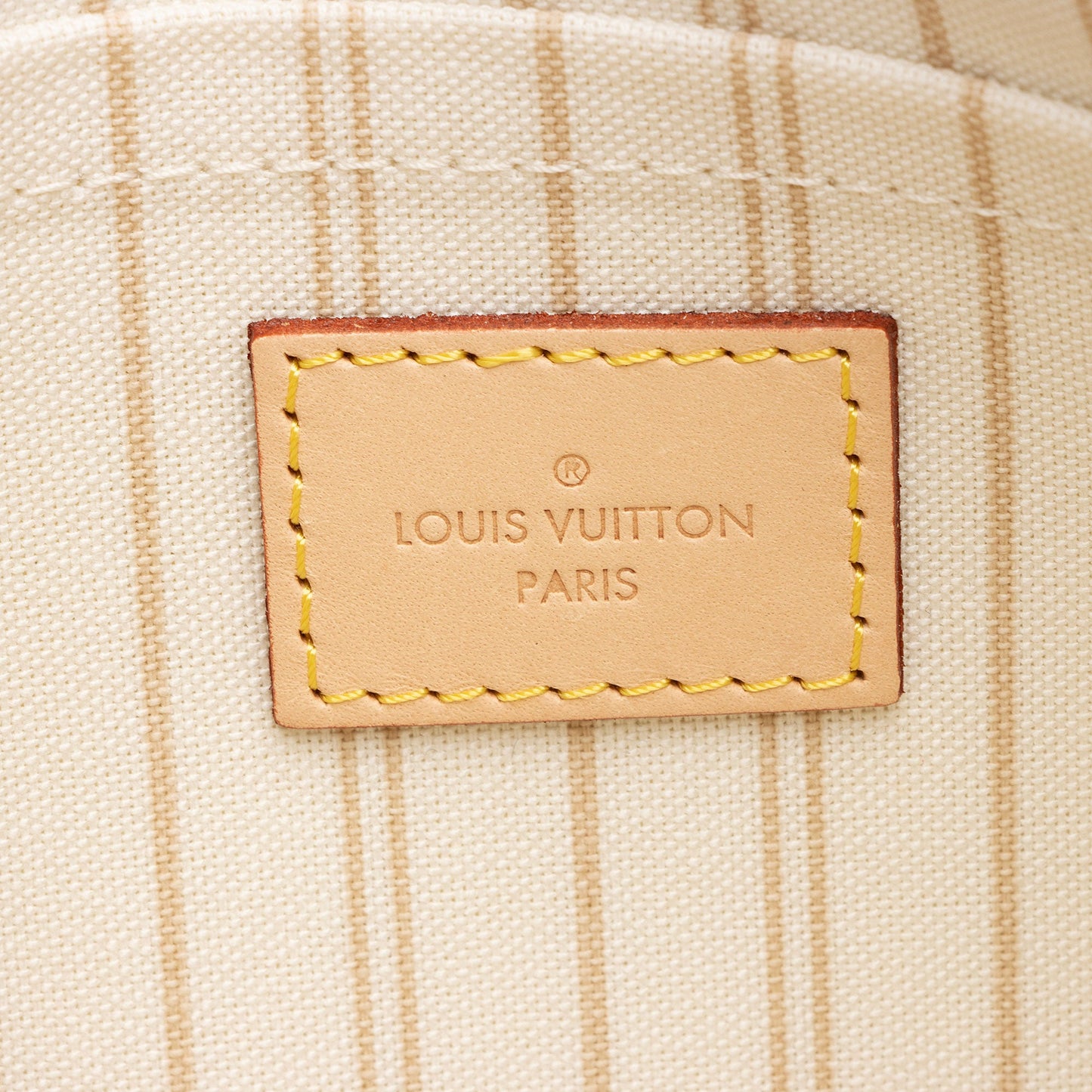 Louis Vuitton Damier Azur Neverfull GM Pochette (SHF-ToEa6z)