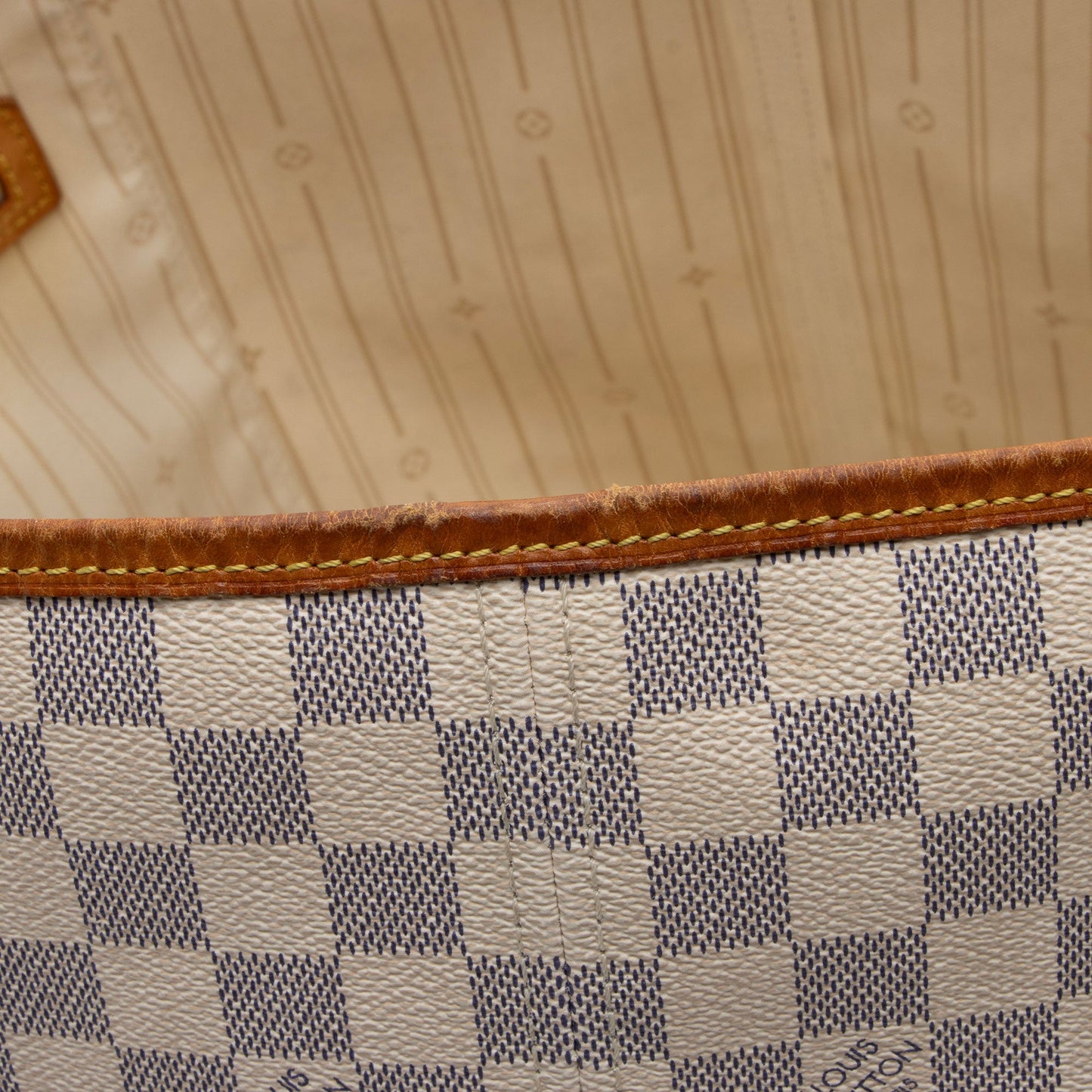 Louis Vuitton Damier Azur Neverfull GM Tote (SHF-gzDq9n)