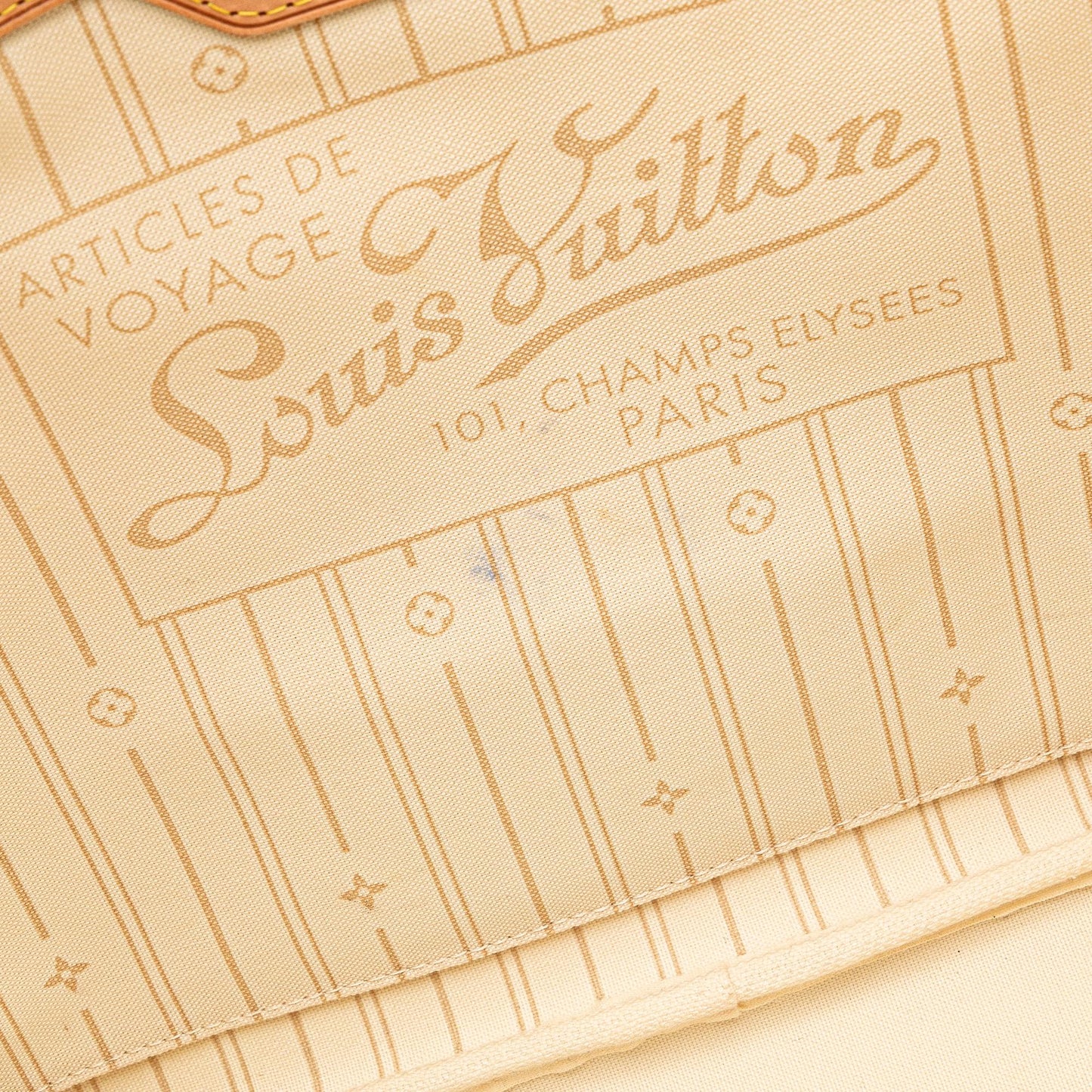 Louis Vuitton Damier Azur Neverfull GM (SHG-xwcenT)