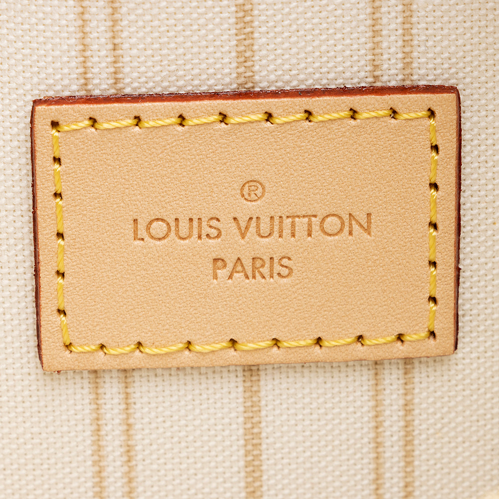 Louis Vuitton Damier Azur Neverfull MM Pochette (SHF-20267)