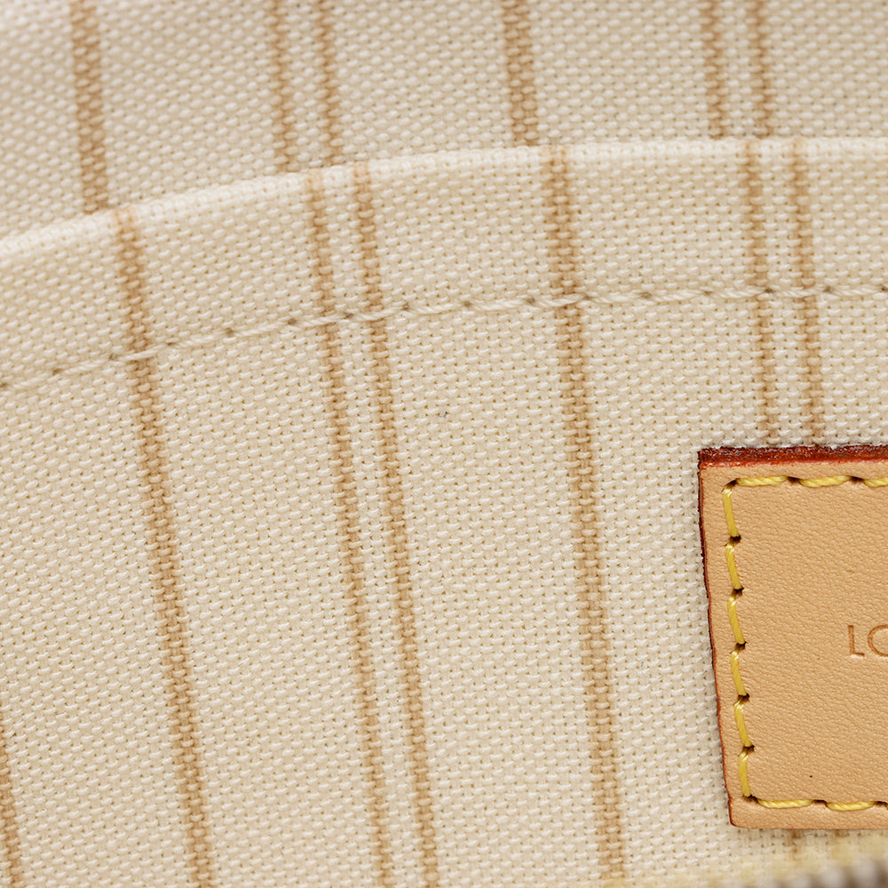 Louis Vuitton Damier Azur Neverfull MM Pochette (SHF-21428)