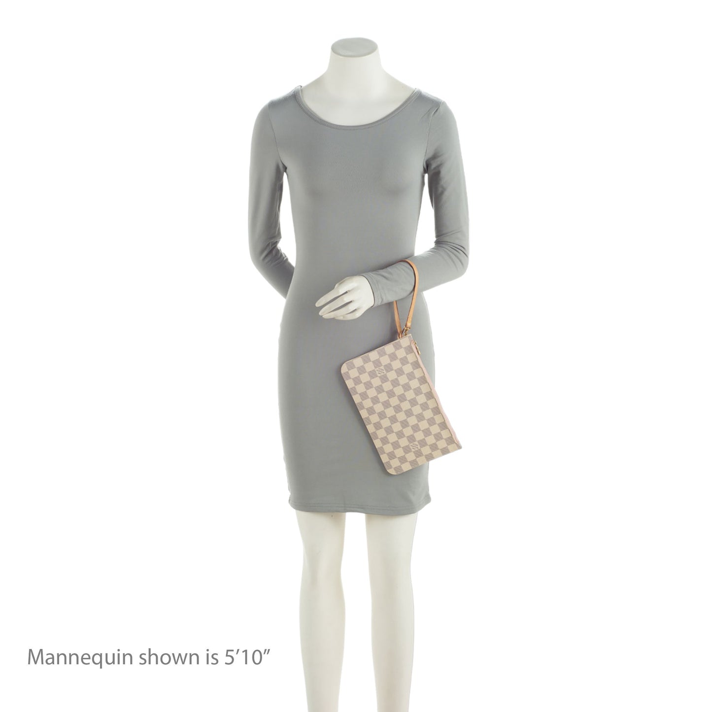 Louis Vuitton Damier Azur Neverfull MM Pochette (SHF-QxJx9Q)