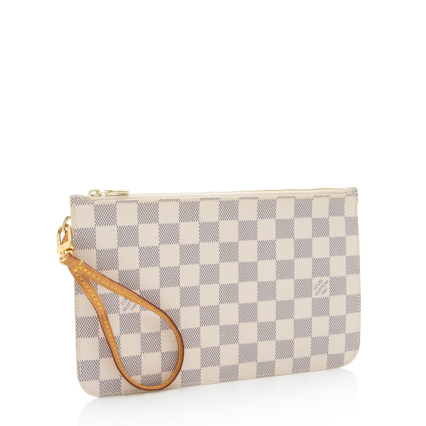Louis Vuitton Damier Azur Neverfull MM Pochette (SHF-H3DCSl)