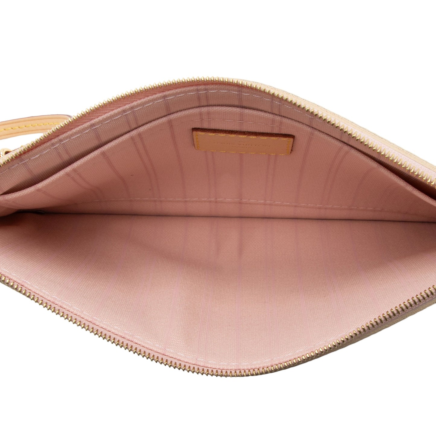 Louis Vuitton Damier Azur Neverfull MM Pochette (SHF-RlaeqM)