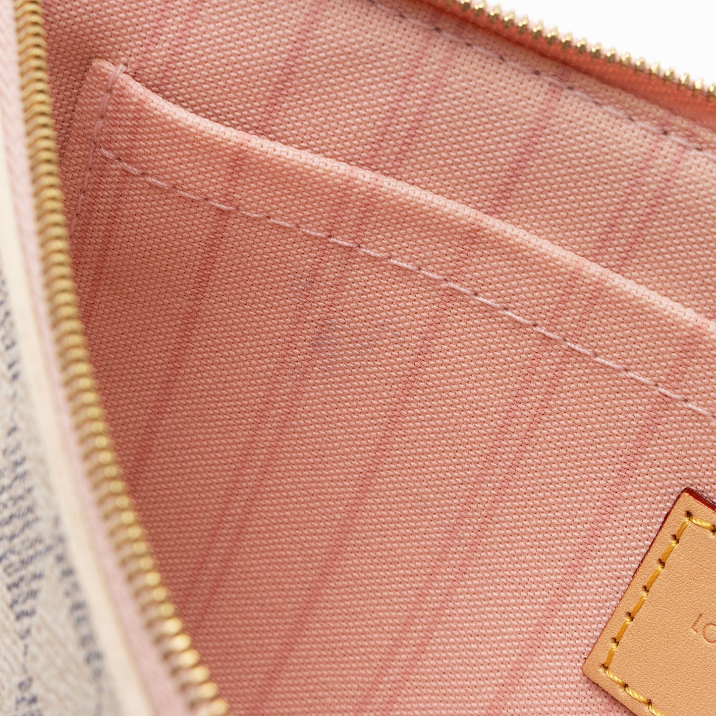 Louis Vuitton Damier Azur Neverfull MM Pochette (SHF-EicqCf)