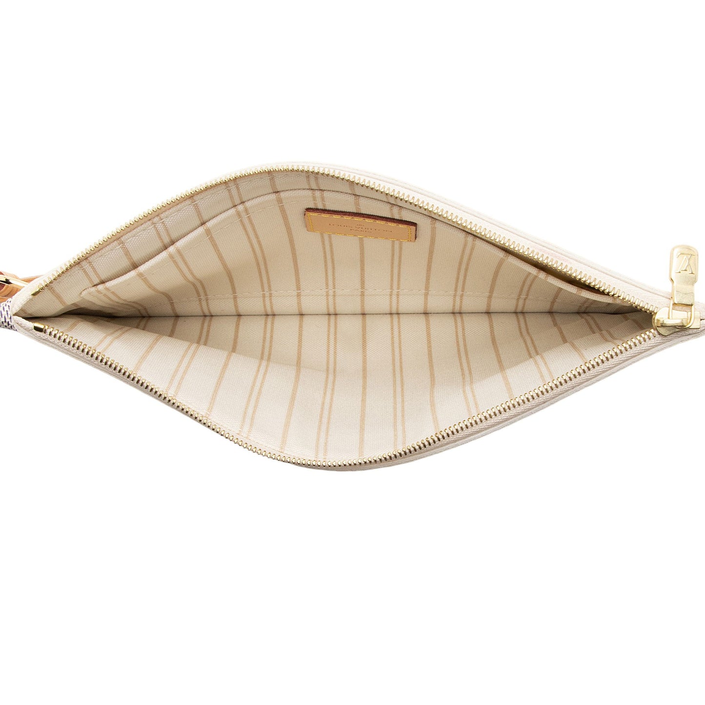 Louis Vuitton Damier Azur Neverfull MM Pochette (SHF-pOWDWj)