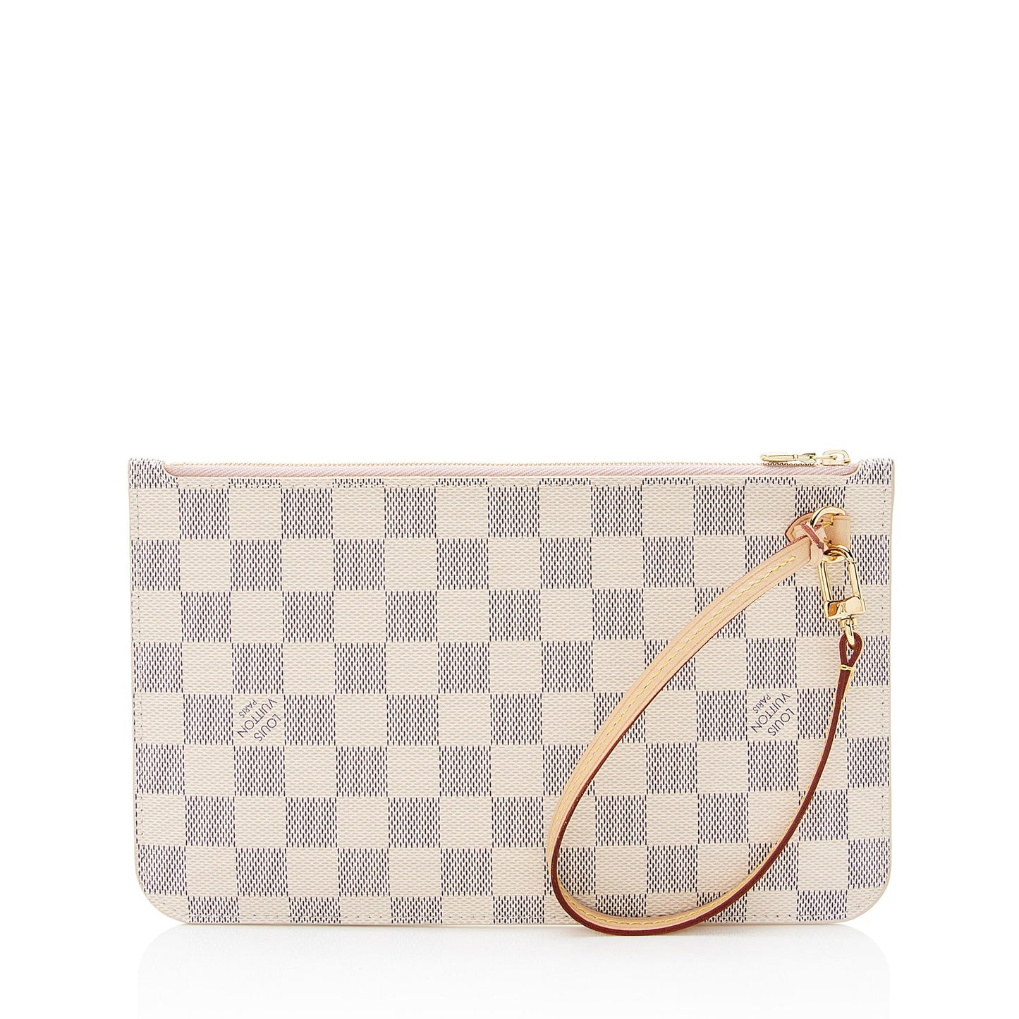 Louis Vuitton Damier Azur Neverfull MM Pochette -  (SHF-J7z27Y)