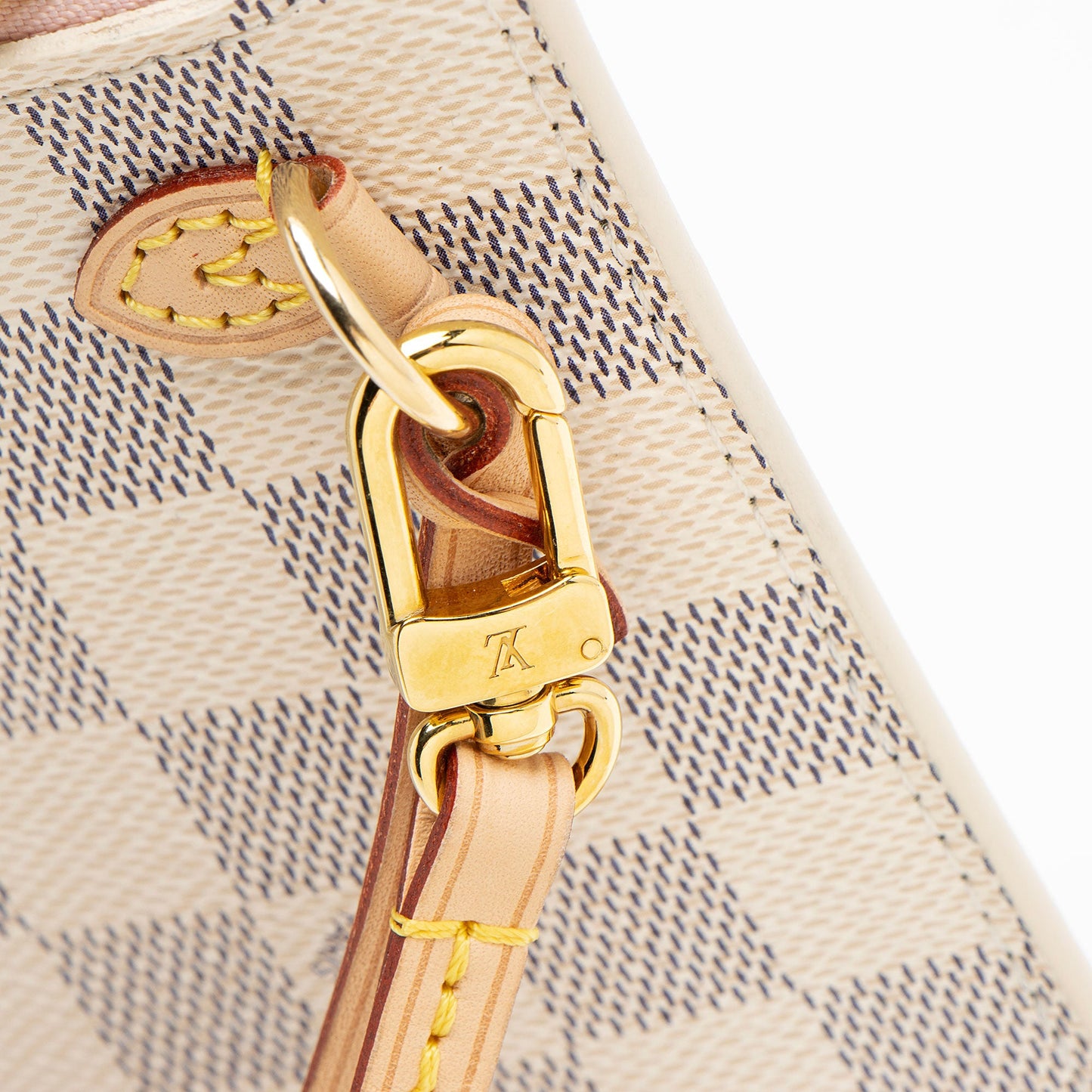 Louis Vuitton Damier Azur Neverfull MM Pochette (SHF-2fz9bL)