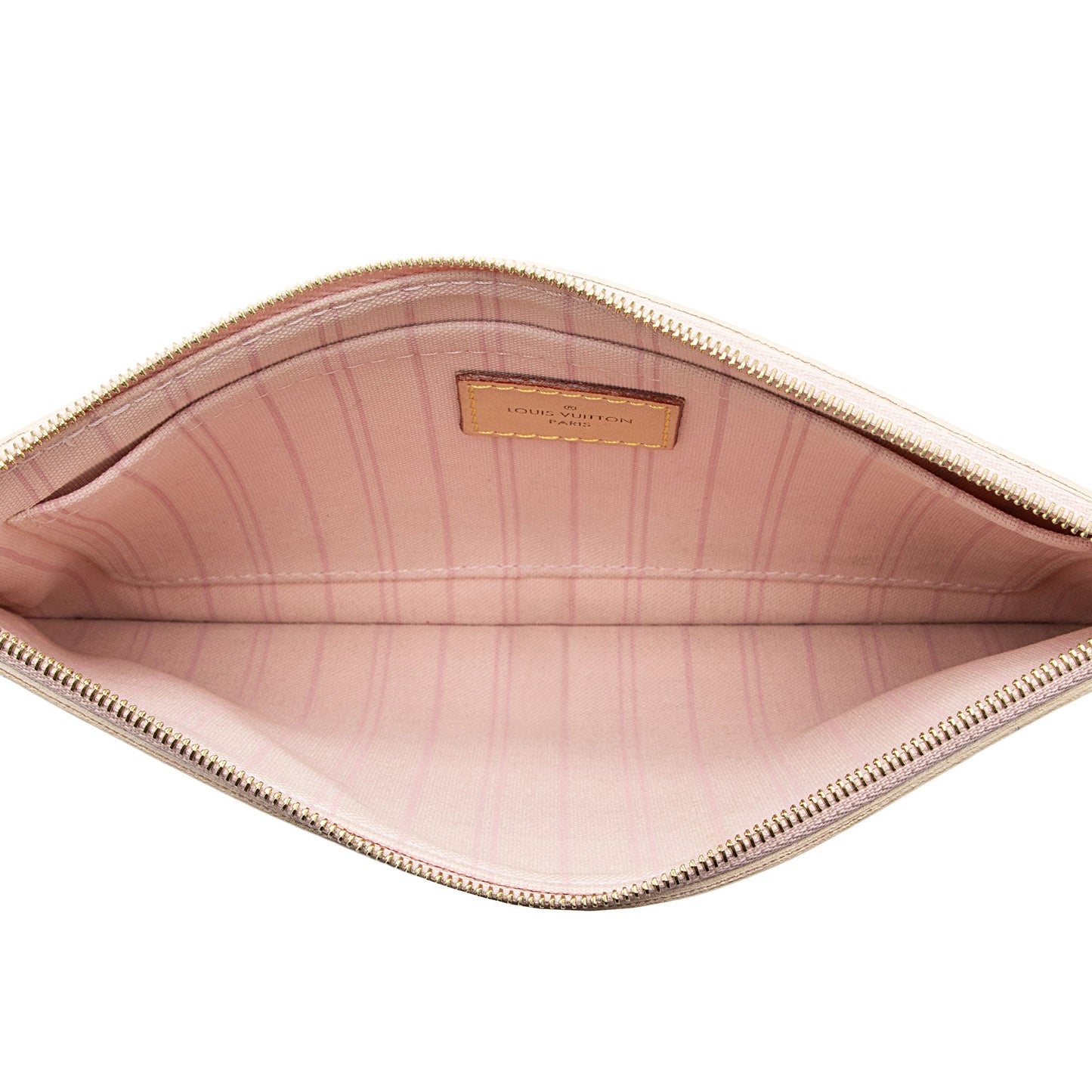 Louis Vuitton Damier Azur Neverfull MM Pochette (SHF-GfJO9g)