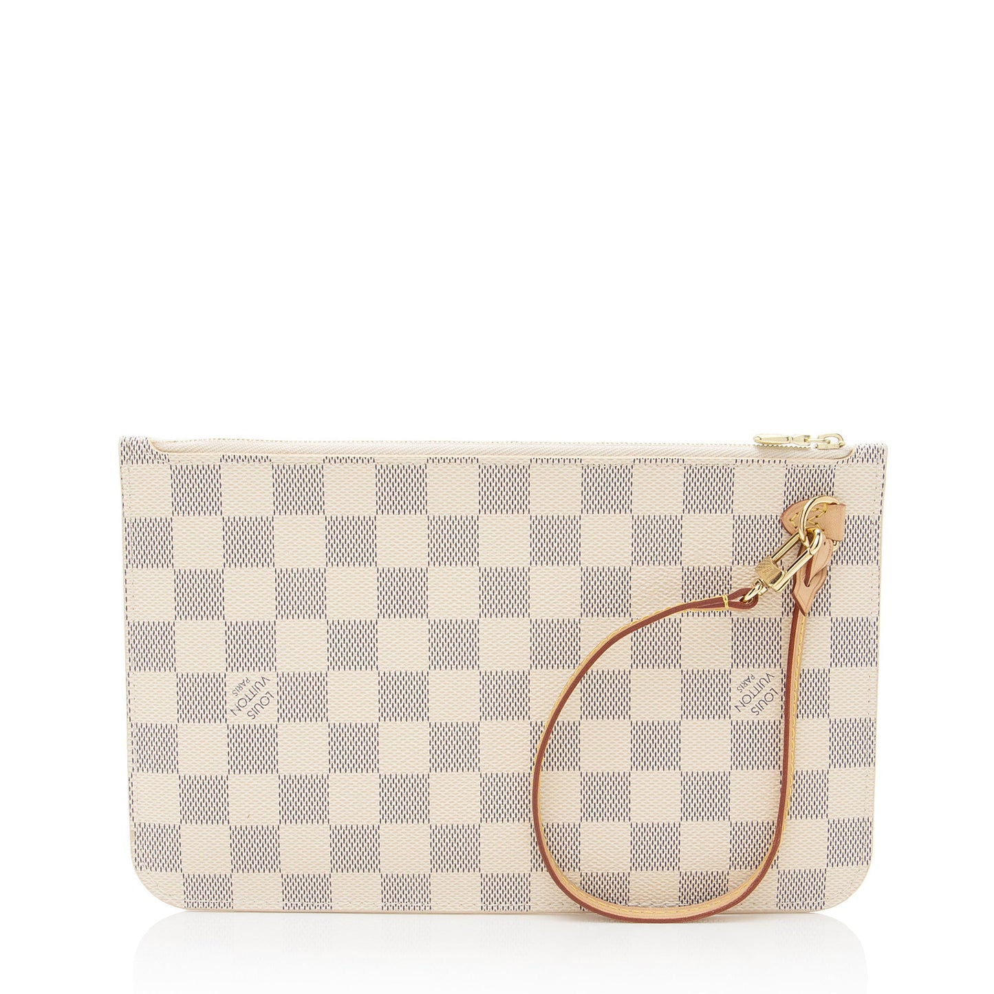 Louis Vuitton Damier Azur Neverfull MM Pochette (SHF-bPrxa0)