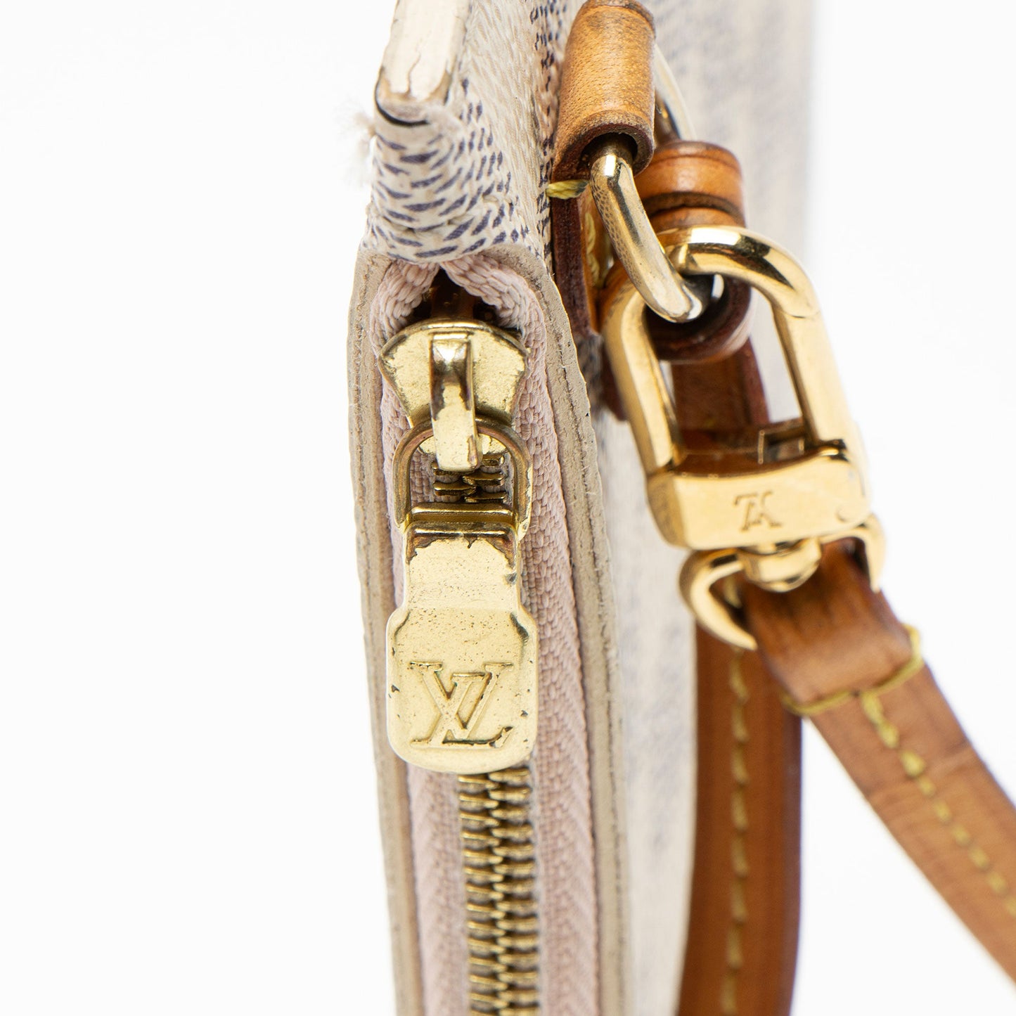Louis Vuitton Damier Azur Neverfull MM Pochette