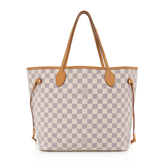 Louis Vuitton Damier Azur Neverfull MM Tote (SHF-19910)