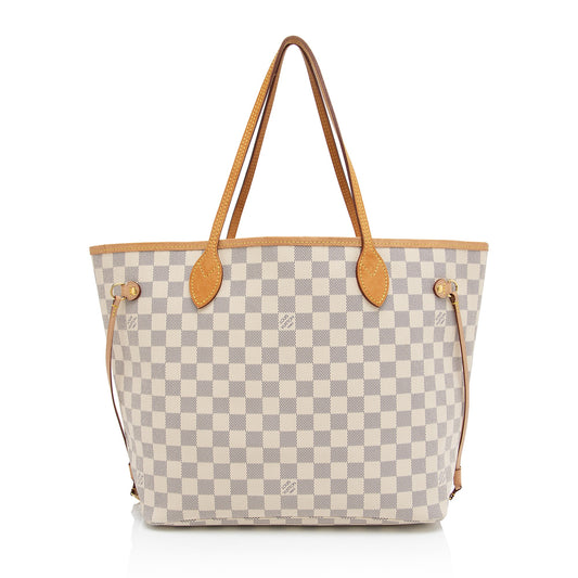 Louis Vuitton Damier Azur Neverfull MM Tote (SHF-oqv6hs)