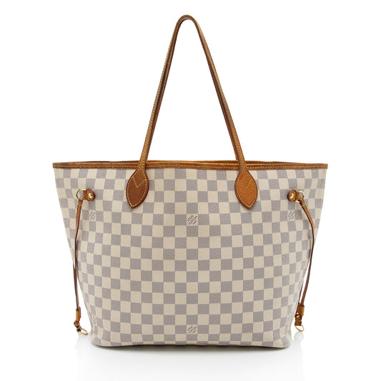 Louis Vuitton Damier Azur Neverfull MM Tote -  (SHG-AOeI8u)