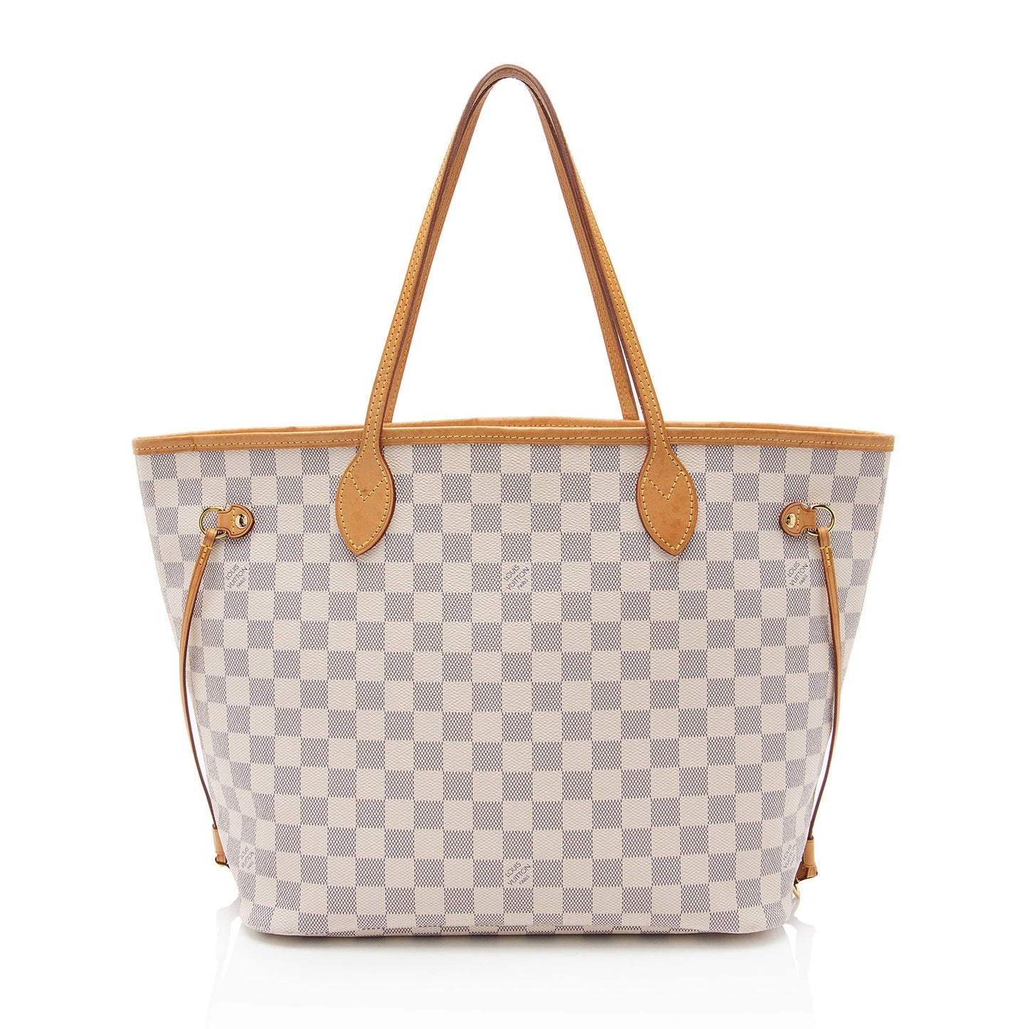 Louis Vuitton Damier Azur Neverfull MM Tote (SHF-qjLpho)