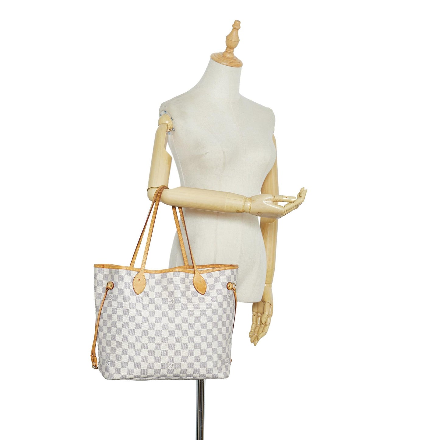 Louis Vuitton Damier Azur Neverfull MM (SHG-IcP46b)