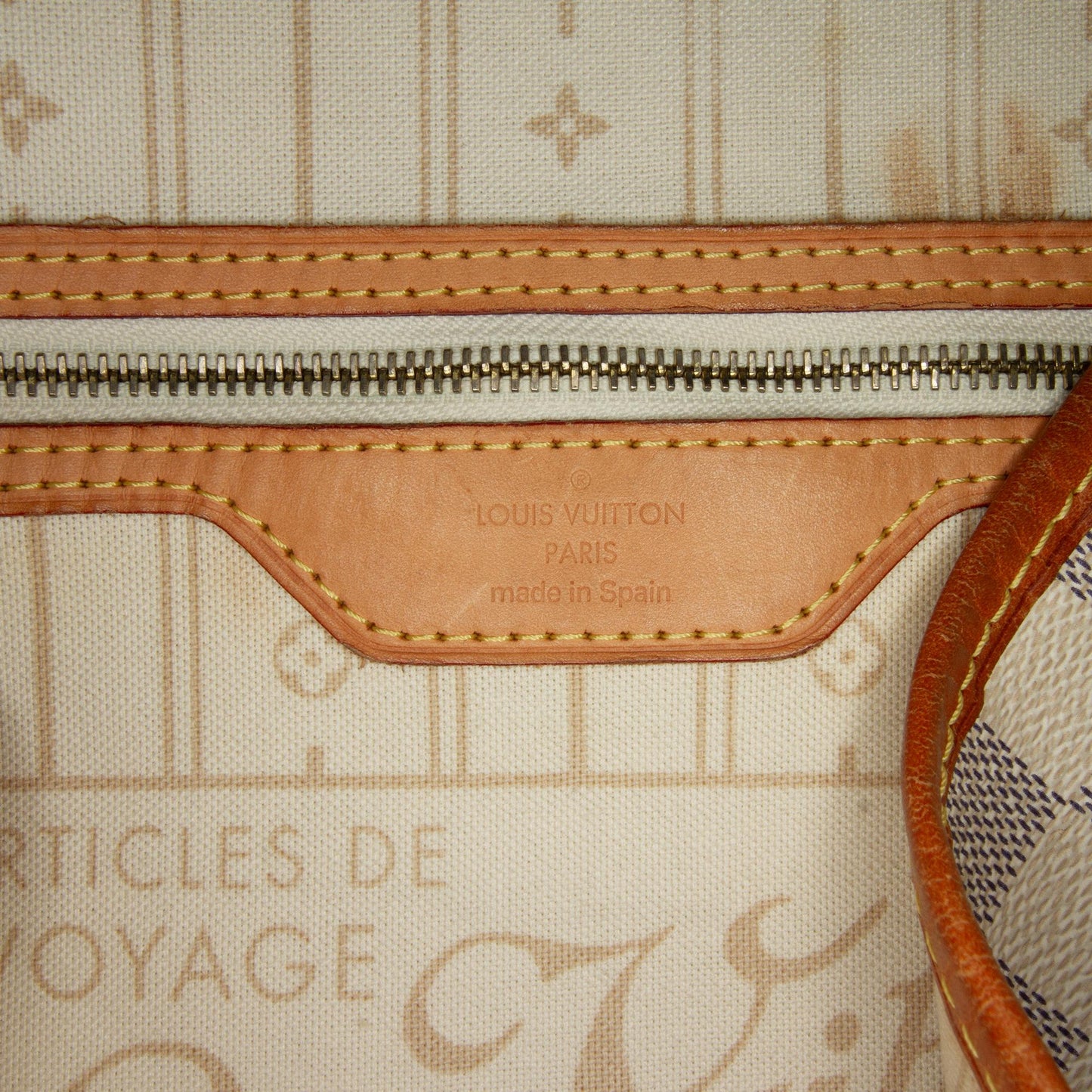 Louis Vuitton Damier Azur Neverfull MM (SHG-MylVWW)