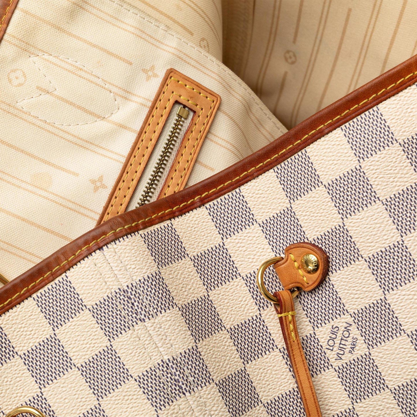 Louis Vuitton Damier Azur Neverfull MM (SHG-DI8exI)